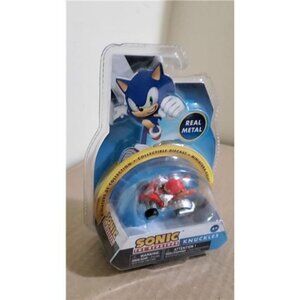 Sega Sonic The Hedgehog Red Knuckles Collectible Diecast Real Metal 698143064227